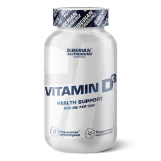 Vitamin D3 (жидкий) Холекальциферол Siberian Nutrogunz 180 капс