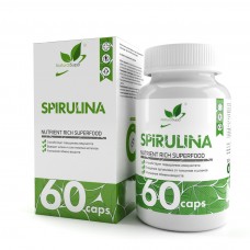 Natural Supp Spirulina 500mg 60 caps