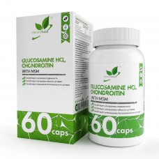 Средство для суставов Natural Supp Glucosamine + Chondroitin + MSM 60 caps